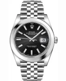 Brand New Authentic Rolex Datejust 41 Black Dial Men's Watch Model M126300-0012