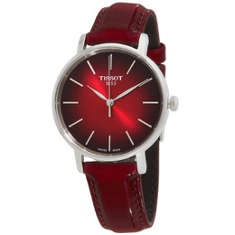 Tissot Everytime Lady Quartz Graded Pink-Black Dial Ladies Watch t1432101733100