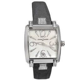 Pre-owned Ulysse Nardin Caprice Automatic White Dial Ladies Watch 133-91C/691
