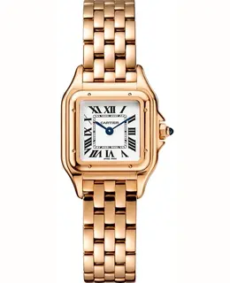 Cartier Panthere de Cartier Small White Dial Rose Gold Women's Watch WGPN0040