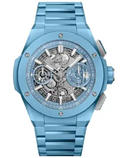 Hublot Big Bang Integral Blue Ceramic Skeleton Dial Ceramic Men's Watch 451.ex.5120.ex