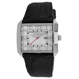 Locman Otto Quartz White Dial Mens Watch 232MOPWH/BK STG