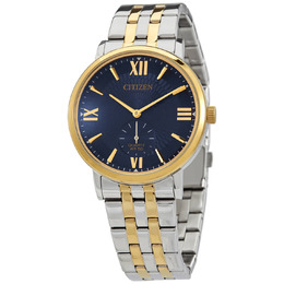 Citizen Quartz Blue Dial Two-tone Mens Watch BE9176-76L