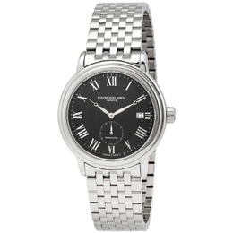Raymond Weil Men's Automatic Maestro Black Dial Watch Model No. 2838-st-00208