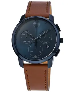 Movado Bold Thin Chronograph Blue Dial Men's Watch Model 3600834