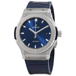 Hublot Classic Fusion Automatic Blue Dial Mens Watch 542.nx.7170.lr