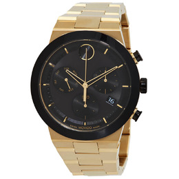 Movado Bold Fusion Quartz Black Dial Mens Watch 3600858