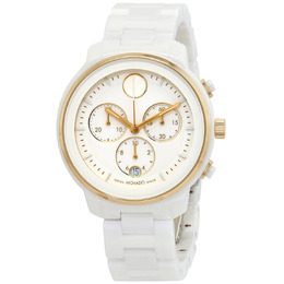 Movado Bold Verso Chronograph Quartz White Dial Ladies Watch (3600933)