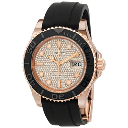 Rolex Yacht-Master Diamond Pave Dial Mens Watch 126655-0005 126655dsr