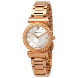 Versace Mini Vanity Quartz Silver Dial Ladies Watch veaa00618