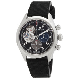 Zenith Chronomaster Open Chronograph Automatic Mens Watch, Model 03.3300.3604/21.C822