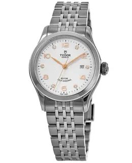 Brand New Authentic Tudor 1926 Diamond-Set Stainless Steel Women's Watch Model M91350-0003