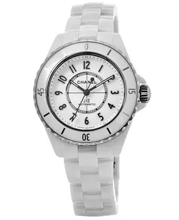 Chanel J12 White Dial Ceramic Women's Watch h5699