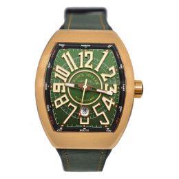 Franck Muller Vanguard Automatic Green Dial Mens Watch V45SCDTC (Toneau, 44mm)