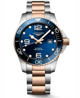 Longines HydroConquest Automatic Black Dial Rubber Strap Men's Watch L3.782.3.98.7