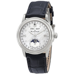 Blancpain Leman Automatic White Mother of Pearl Dial Ladies Watch 2360-1191a-55b