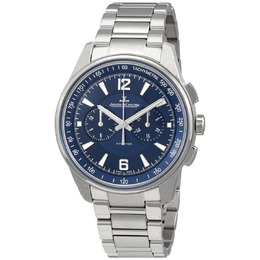 Jaeger LeCoultre Polaris Blue Dial Automatic Mens Chronograph Watch q9028180