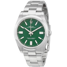 Rolex Oyster Perpetual 41 Automatic Green Dial Mens Watch 124300gnso