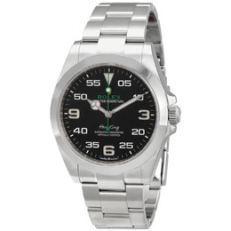 Rolex Air-King Automatic Black Dial Mens Oyster Watch m126900-0001