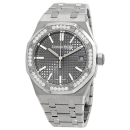 Audemars Piguet Royal Oak ''50 year Anniversary'' Automatic Diamond Grey Dial Mens Watch 15551st.zz1356st.03