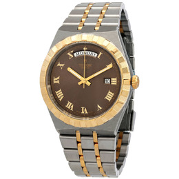 Tudor Royal Automatic Chocolate Brown Dial Two-Tone Mens Watch M28603-0007