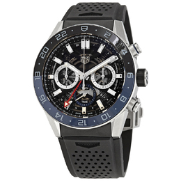 Pre-owned Tag Heuer Carrera Heuer 02 Chronograph Automatic Mens Watch cbg2a1z.ft6157
