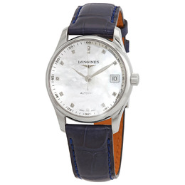 Longines L2.357.4.87.0 - Master Automatic Diamond White Dial Ladies Watch