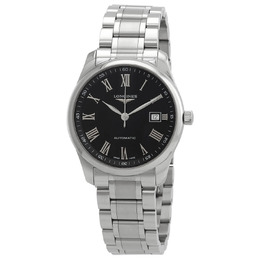 Longines Calibre L888 Automatic Mens Watch with Black Dial - Model: L2.793.4.59.6
