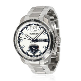 Pre-owned Chopard Classic Racing Automatic Silver Dial Mens Watch - Model 158569-3002