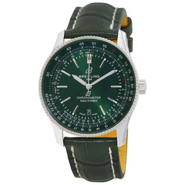 Breitling Navitimer Automatic Chronometer Green Dial Mens Watch a17326361l1p1