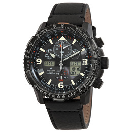 Citizen Quartz Analog-Digital Black Dial Watch JY8085-14H