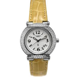 Pre-owned Charriol Columbus Quartz White Dial Ladies Watch ccr30.1