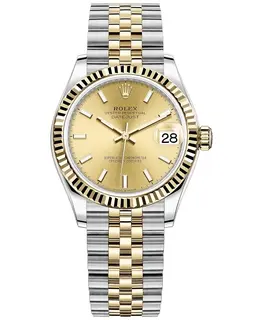 Rolex Datejust 31 M278273-0014 Yellow Gold Dial Women's Watch