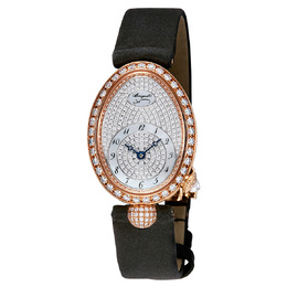 Pre-owned Breguet Reine de Naples Diamond Diamond Pave Dial Ladies Watch 8928br/8d/844.dd0d