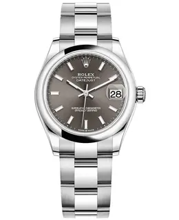 Rolex Datejust 31 Stainless Steel Dark Grey Dial Women's Watch Model M278240-0009