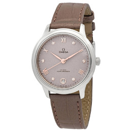 Omega De Ville Ladies Watch Calibre 8800 Diamond Grey Dial