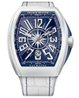 Franck Muller Vanguard Yachting Blue Dial Titanium Case Men's Watch - Model V 45 SC DT YACHT BL