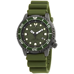 Citizen Promaster Green Dial Mens Watch bn0157-11x