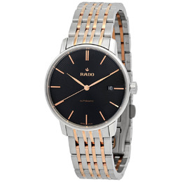 Rado Coupole Classic Automatic Black Dial Two-Tone Mens Watch r22860163