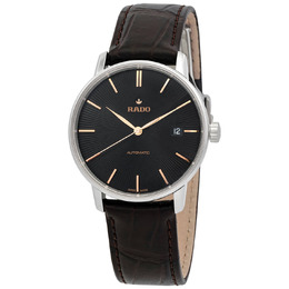 Rado Coupole Classic Automatic Mens Watch Black Dial - R22860165