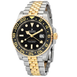 Rolex GMT-Master II Black Dial Mens Watch Ref. 126713grnr