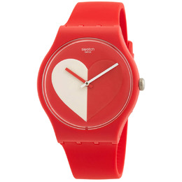 SO29Z112 Swatch Valentine's Day Quartz Red Dial Unisex Watch
