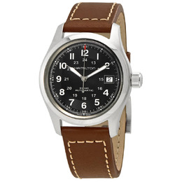 Hamilton Khaki Automatic Black Dial Mens Watch h70455533