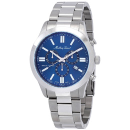 Mathey-Tissot Mathy I Jumbo Chrono Chronograph Quartz Blue Dial Mens Watch h455chabu