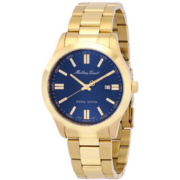 Mathey-Tissot Mathy I Jumbo Quartz Blue Dial Mens Watch h455pbu