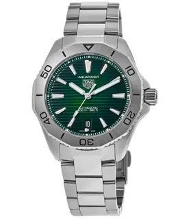 Tag Heuer Aquaracer Professional 200 Green Dial Steel Men's Watch wbp2115.ba0627