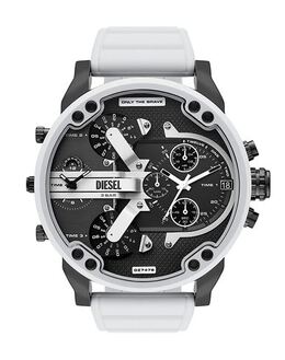 Diesel Wrist Watch 50309727uw, Brand Logo, Adjustable Buckle Fastening, Silicone Strap, Stainless Steel Case, Water Resistant