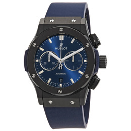 Hublot Classic Fusion Chronograph Automatic Blue Dial Mens Watch 541.cm.7170.rx