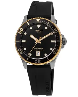 Tissot Seastar 1000 Men's Watch - Quartz Movement, Black Dial, Rubber Strap Model T120.410.27.051.00