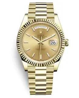 Rolex Day-Date 40 - Model M228238-0003: 18K Yellow Gold, Champagne Dial Men's Watch